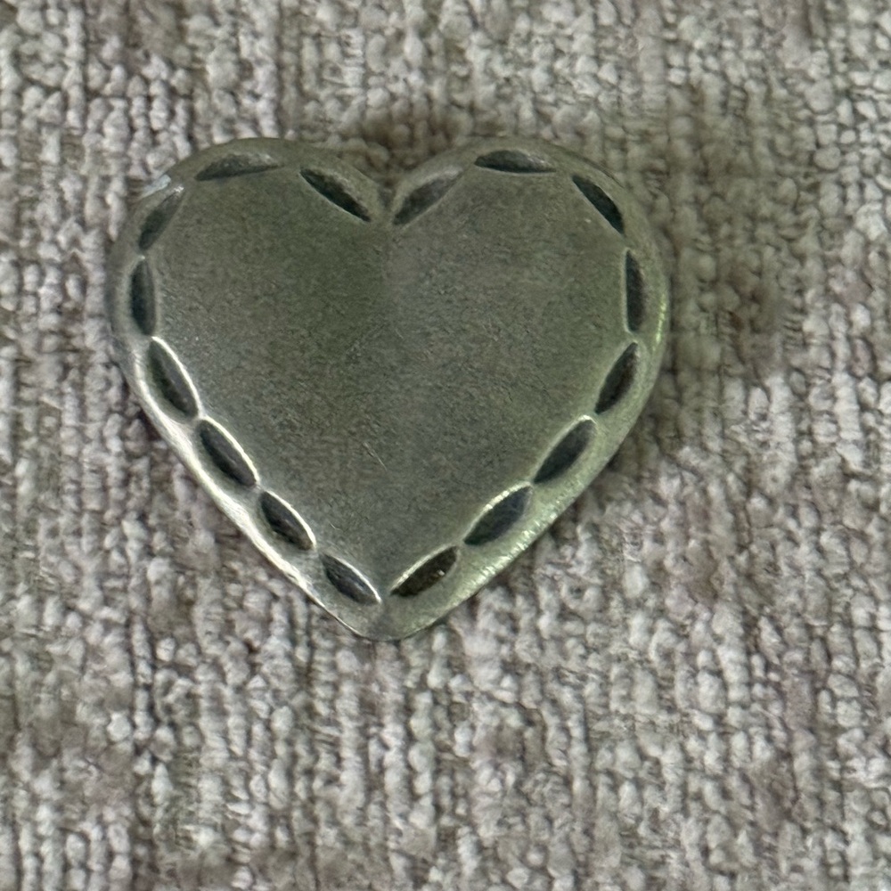 Silver Heart-Shaped Pendant